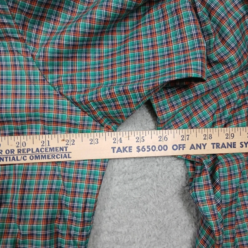 Ralph Lauren Shirt Mens Large Plaid Button‎ Down Custom Fit Long Sleeve Casual
